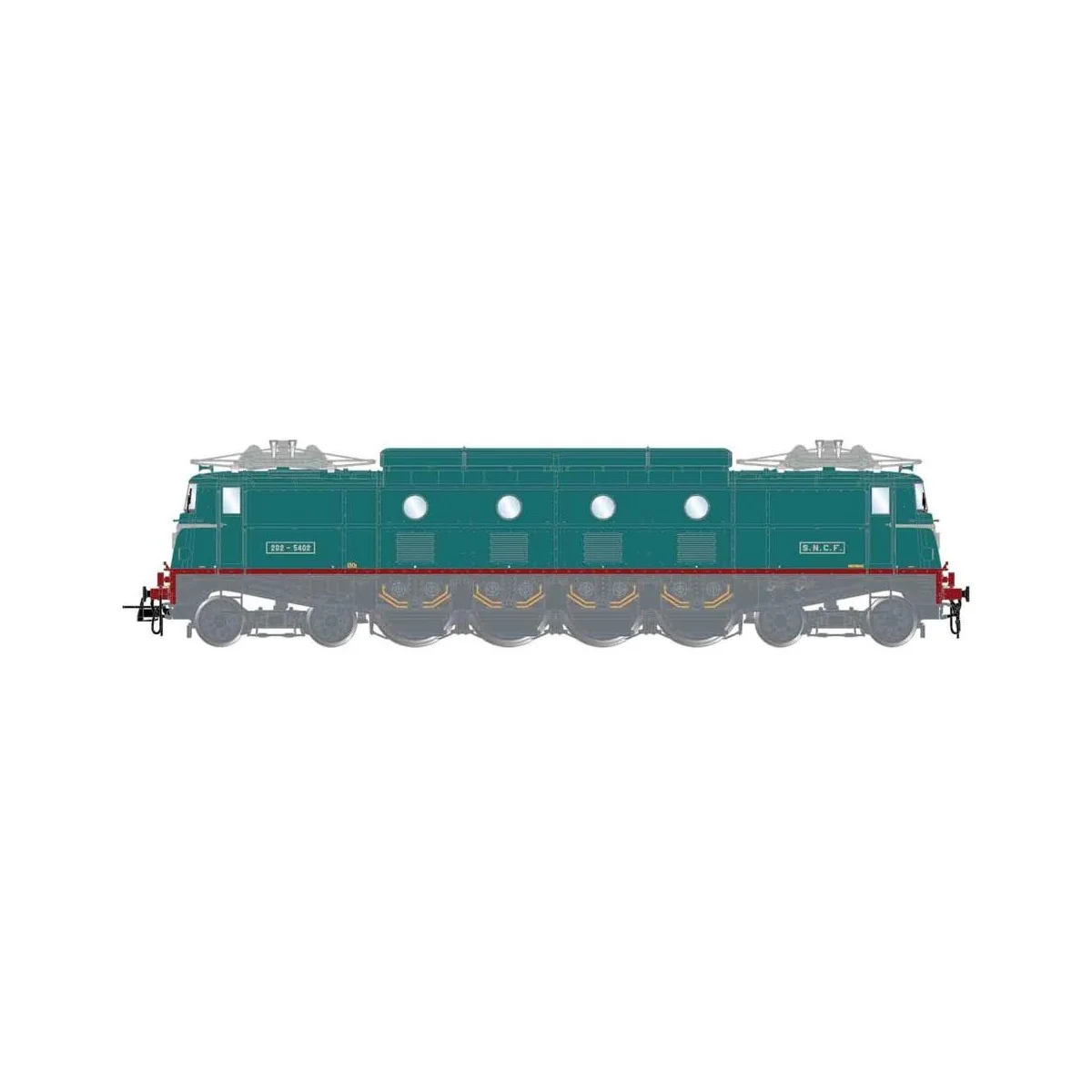 Jouef HJ2368S SNCF 5402 2D2 Electric Locomotive, Montrouge Depot, E... Jouef HJ2368S SNCF 5402 2D2 Electric Locomotive, Montrouge Depot, E...