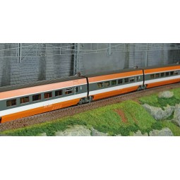 Ree Modeles TGV006 Set of 3 TGV PSE Intermediate Cars Original Trai...