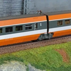 Ree Modeles TGV007 Set de 2 voitures intermédiaires TGV PSE Rame Origine, Remorques R3 + R7 Ree Modeles TGV-007 - 1