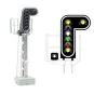 MAFEN 413212 Signal principal 8 feux LED (double jaune/violet/blanc/vert/rouge/jaune/blanc), SNCF, échelle N MAFEN MAFEN_413212 MAFEN_413212-MAFEN 413212 Signal principal 8 feux LED (double jaune/violet/blanc/vert/rouge/jaune/blanc), SNCF, échelle N