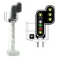 MAFEN 413217 Signal principal 10 feux LED (double jaune/violet/blanc/vert/rouge/jaune/blanc + double jaune), SNCF, échelle N MAF MAFEN_413217-MAFEN 413217 Signal principal 10 feux LED (double jaune/violet/blanc/vert/rouge/jaune/blanc + double jaune), SNCF, échelle N