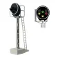 MAFEN_413220-MAFEN 413220 Signal Disque 4 feux LED (vert/jaune/rouge/jaune), SNCF, échelle N