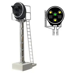 MAFEN 413221 Disc Signal with 4 LED lights (3 yellow/1 green), SNCF...