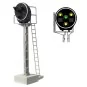 MAFEN_413221-MAFEN 413221 Disc Signal with 4 LED lights (3 yellow/1 green), SNCF, N scale
