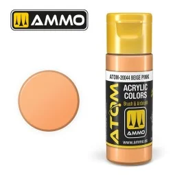 Peinture acrylique Beige Rose 20ml ATOM AMMO - ATOM-20044