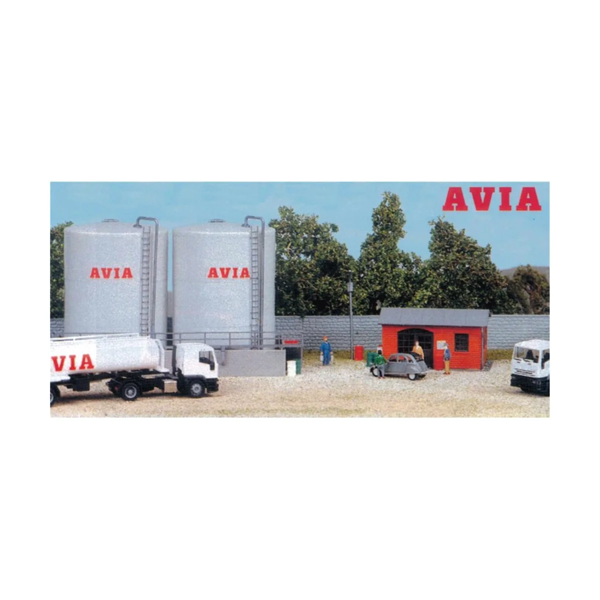 Sai 138 AVIA fuel depot with tanks, office and accessories - Sai_138