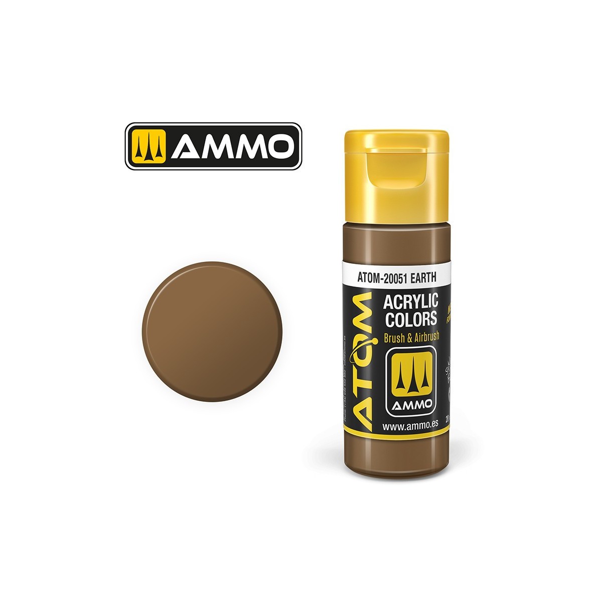 ATOM AMMO Earth Acrylic Paint 20ml - ATOM-20051