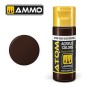 Peinture acrylique Noir Marron 20ml ATOM AMMO ATOM-20063-Peinture acrylique Noir Marron 20ml ATOM AMMO