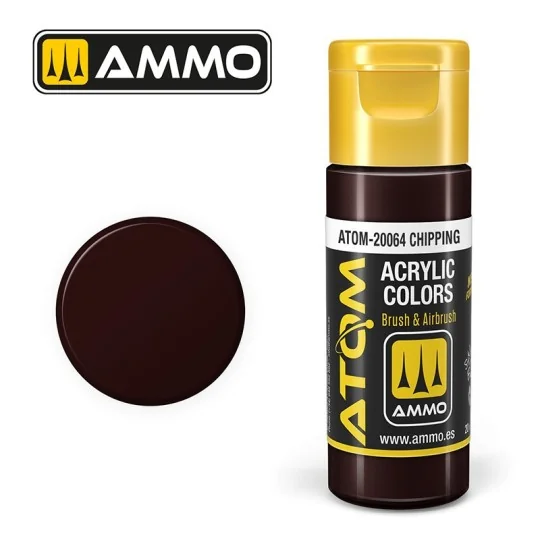ATOM-20064-Peinture acrylique Écaillage 20ml ATOM AMMO