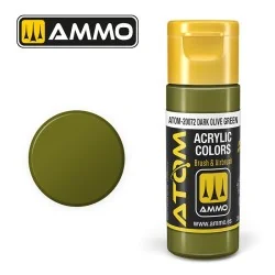 Dark Olive Green Acrylic Paint 20ml ATOM AMMO