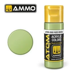 Peinture acrylique Vert délavé 20ml ATOM AMMO