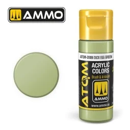 Acrylic Paint Duck Egg Green 20ml ATOM AMMO - ATOM-20086