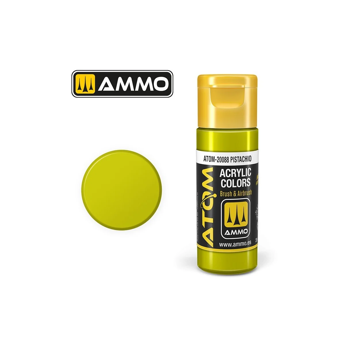 Pistachio Acrylic Paint 20ml ATOM AMMO - ATOM-20088