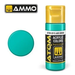 Jade Green Acrylic Paint 20ml ATOM AMMO - ATOM-20115
