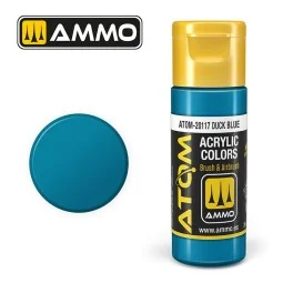 Duck Blue Acrylic Paint 20 ml ATOM AMMO - ATOM-20117