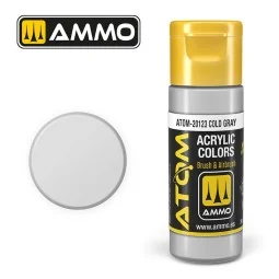 Cool gray acrylic paint 20ml ATOM AMMO - ATOM-20123