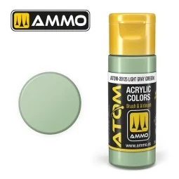 Light gray-green acrylic paint, 20 ml ATOM AMMO - ATOM-20125
