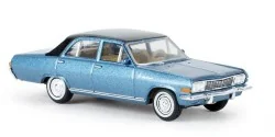 Brekina 20757 Opel Diplomat A, V8 engine, metallic turquoise blue -...