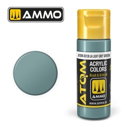 Peinture acrylique IJA Gris Clair Vert 20ml ATOM AMMO - ATOM-20138