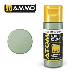Peinture acrylique Vert ciel 20ml ATOM AMMO - ATOM-20140