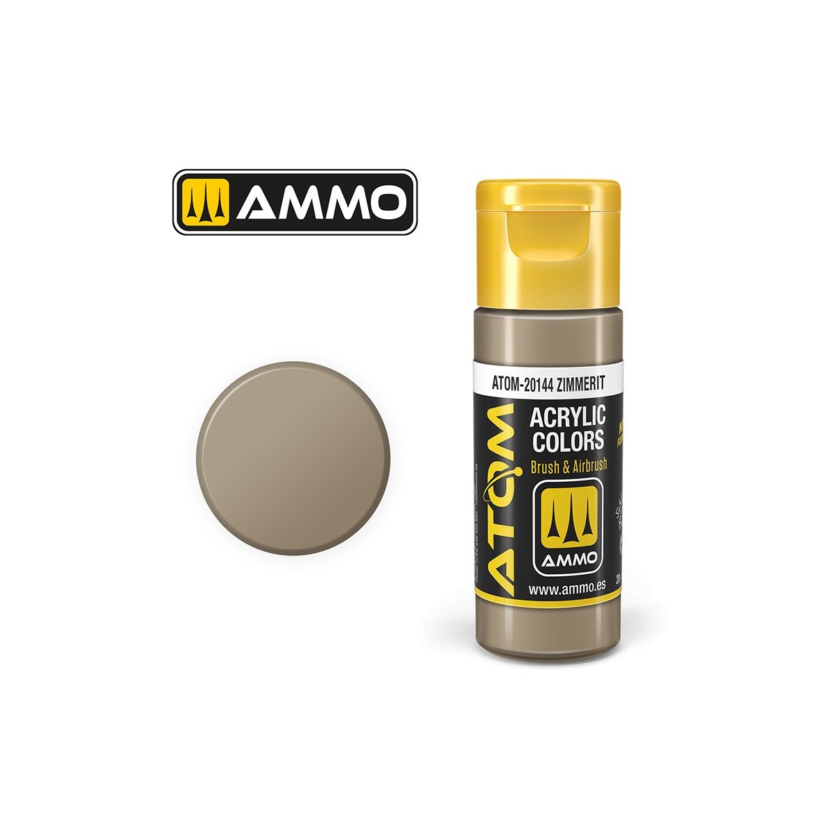 Peinture acrylique Zimmerit 20ml ATOM AMMO