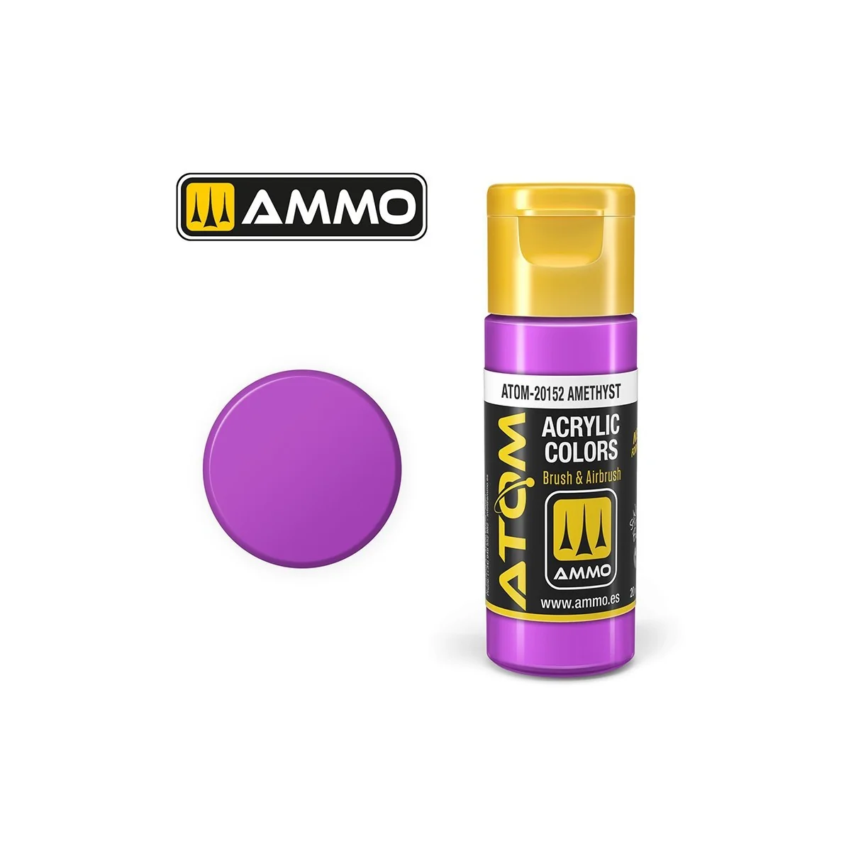 Amethyst Acrylic Paint 20ml ATOM AMMO