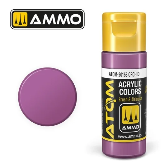 ATOM-20153-Peinture acrylique Orchidée 20ml ATOM AMMO - ATOM-20153