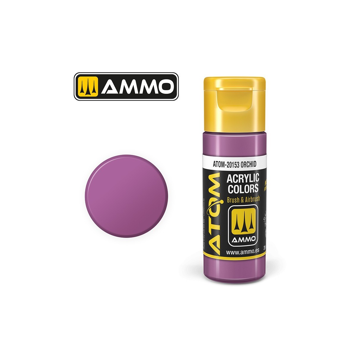 Peinture acrylique Orchidée 20ml ATOM AMMO