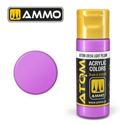 Light plum acrylic paint 20ml ATOM AMMO - ATOM-20154