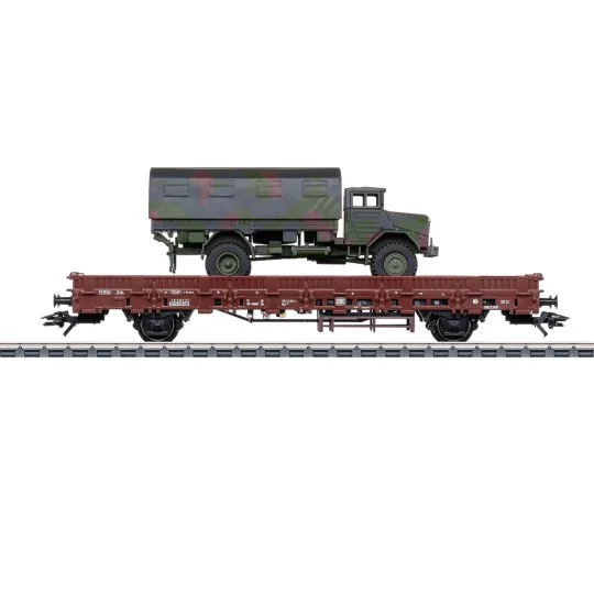Marklin 46928 Kb 443 staking wagon, DB, with MAN 5t 630 L2AE truck Marklin_46928-Marklin 46928 Kb 443 staking wagon, DB, with MAN 5t 630 L2AE truck