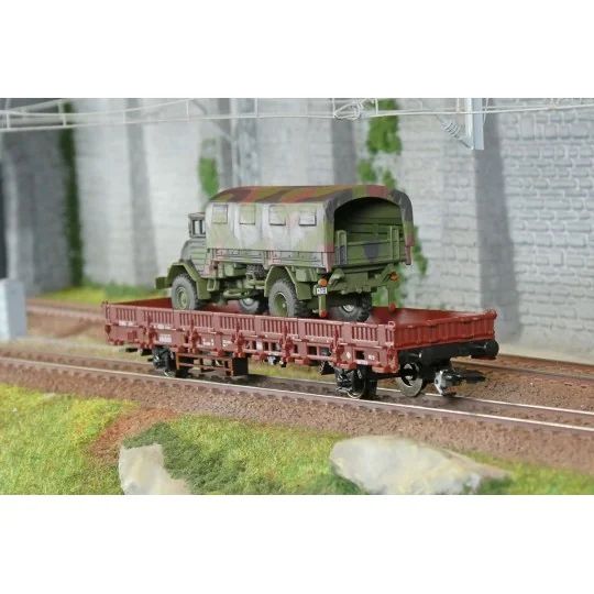 Marklin 46928 Kb 443 staking wagon, DB, with MAN 5t 630 L2AE truck Marklin_46928-Marklin 46928 Kb 443 staking wagon, DB, with MAN 5t 630 L2AE truck