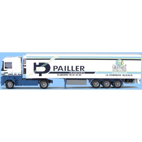 AWM 54516 Renault Magnum Refrigerated Semi-Trailer, Straw - AWM - A... AWM_54516-AWM 54516 Renault Magnum Refrigerated Semi-Trailer, Straw - AWM_54516