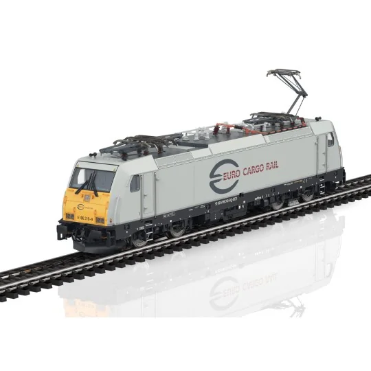 Marklin 38804 Class 186 Electric Locomotive, Euro Cargo Rail (ECR),... Marklin_38804-Marklin 38804 Class 186 Electric Locomotive, Euro Cargo Rail (ECR), Digital Sound, 3 Rails