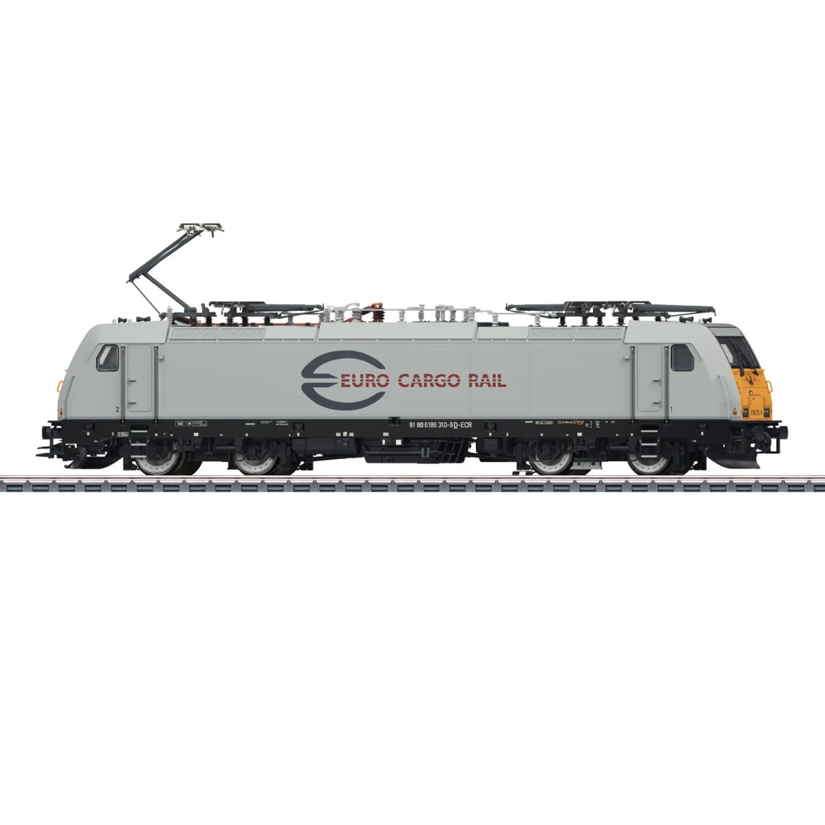 Marklin 38804 Class 186 Electric Locomotive, Euro Cargo Rail (ECR),... Marklin 38804 Class 186 Electric Locomotive, Euro Cargo Rail (ECR),...