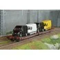 Trix 24428 Laads 800B Articulated Flat Wagons, Transwaggon, loaded ... Trix_24428-Trix 24428 Laads 800B Articulated Flat Wagons, Transwaggon, loaded with 4 VW Crafter vans