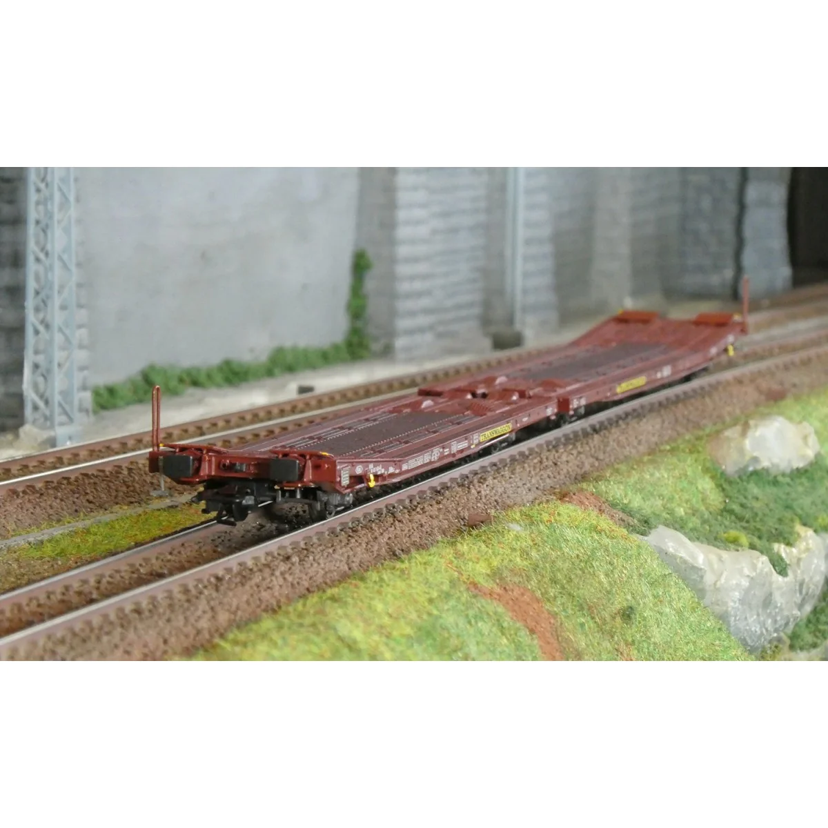 Trix 24428 Wagons plats articulés Laads 800B, Transwaggon, chargé 4 fourgons VW Crafter Trix Trix_24428 - 4