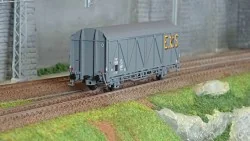 LS Models 30682 Wagon EVS, IK, SNCF, gris, toit haut, parois renforcées, E.V.S Ls models Lsm_30682 - 1