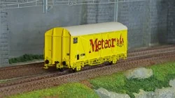 LS Models 30684 Wagon EVS, His, SNCF, jaune , bande jaune, toit haut, parois renforcées, METEOR Ls models Lsm_30684 - 1