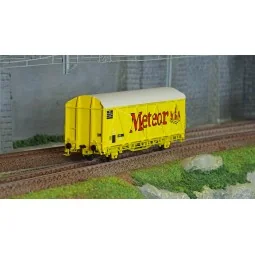 LS Models 30684 Wagon EVS, His, SNCF, jaune , bande jaune, toit haut, parois renforcées, METEOR Ls models Lsm_30684 - 1