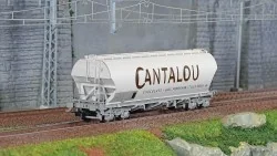 Jouef HJS6304 Wagons trémie à bogies, avec parois bombées, transport de sucre, Cantalou Jouef HJS6304 - 1