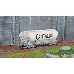 Jouef HJS6304 Wagons trémie à bogies, avec parois bombées, transport de sucre, Cantalou Jouef HJS6304 - 1