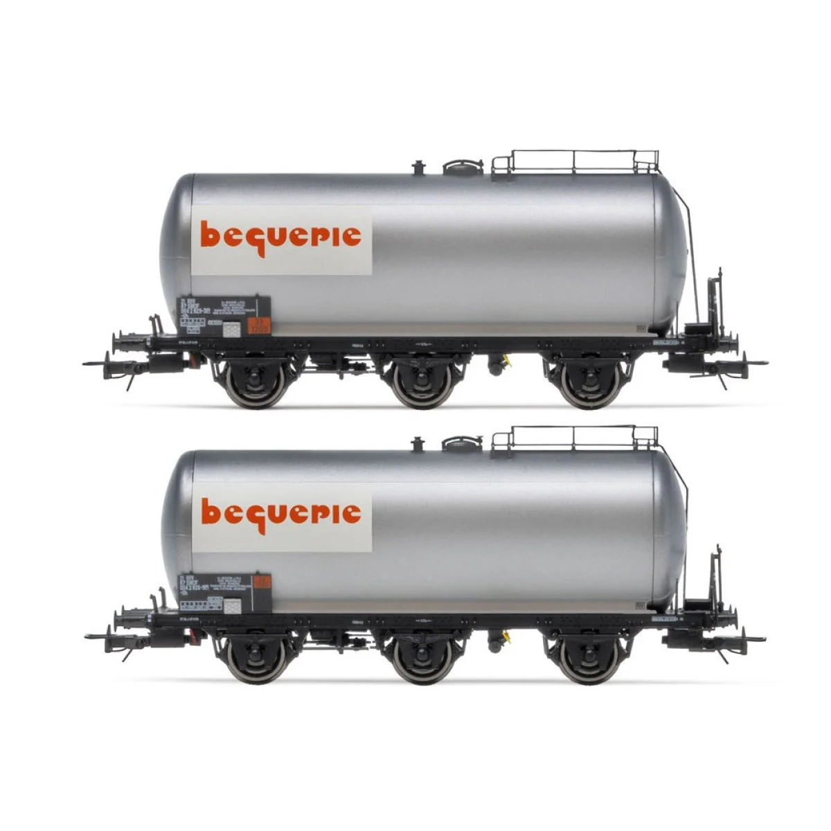 Jouef HJS6227 Set de 2 wagons citernes 3 essieux, Beguerie Jouef HJS6227 - 5