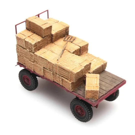 Artitec 387.348 Wheeled trailer with straw load - Arti_387.348 Arti_387.348-Artitec 387.348 Wheeled trailer with straw load - Arti_387.348