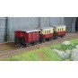 Roco_6200063-Roco 6200063 Set of 3 rack-and-pinion passenger cars, EINSTELLER, Sonnblick-Bahn