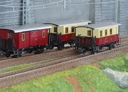 Roco 6200063 Set of 3 rack-and-pinion passenger cars, EINSTELLER, S...