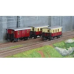 Roco 6200063 Set de 3 voitures voyageurs à crémaillère, EINSTELLER, Sonnblick-Bahn Roco Roco_6200063 - 1