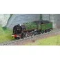 HNS2542-Arnold HNS2542 Locomotive vapeur 141 R 1244, SNCF, roues boxpok, livrée verte, lignes rouges, échelle N