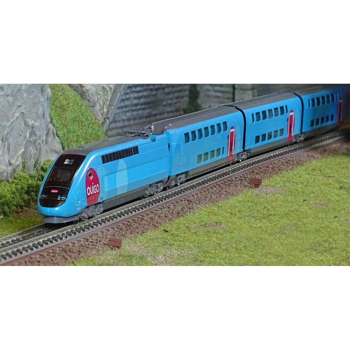 Kato 101763 TGV Duplex SNCF, Ouigo, 10 units, N scale - KATO_101763