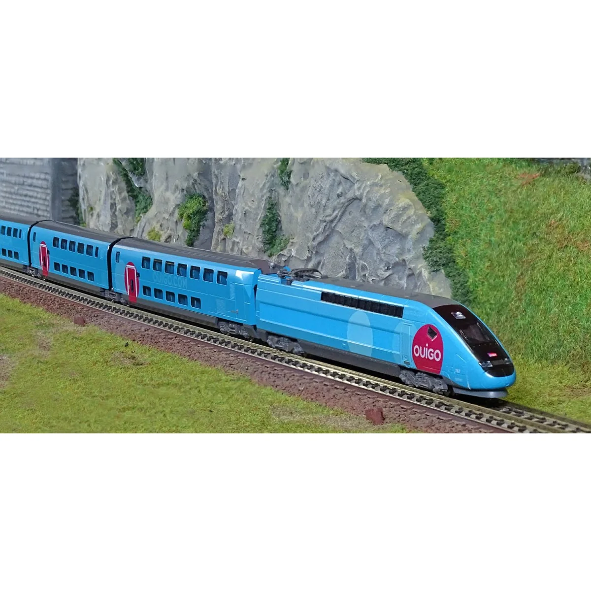 Kato 101763 TGV Duplex SNCF, Ouigo, 10 éléments, échelle N Kato KATO_101763 - 7