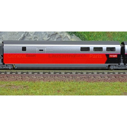 KATO_101762-Kato 101762 TGV Duplex SNCF, Lyria, 10 éléments, échelle N